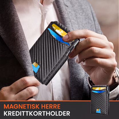 Magnetisk kredittkortholder for menn