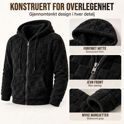 Vinterjakke for menn - Lue og hette