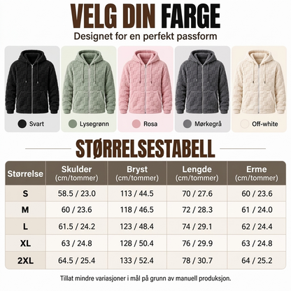 Vinterjakke for menn - Lue og hette