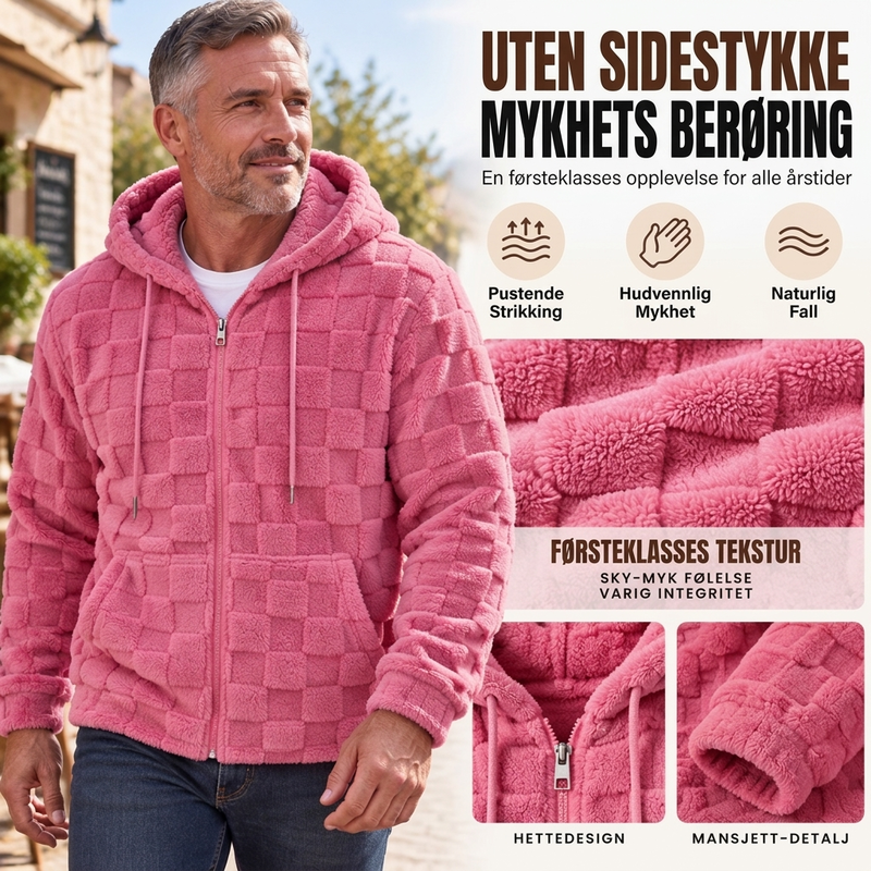 Vinterjakke for menn - Lue og hette