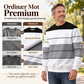 Herre crewneck sweatshirt med striper – Myk og stilren hverdagsfavoritt ✨👕💫