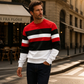 Herre crewneck sweatshirt med striper – Myk og stilren hverdagsfavoritt ✨👕💫