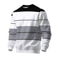 Herre crewneck sweatshirt med striper – Myk og stilren hverdagsfavoritt ✨👕💫