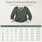 Faux-strikket genser i to lag, uformell pullover