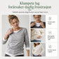 Faux-strikket genser i to lag, uformell pullover