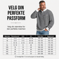 Herre, avslappet vaffle-quarterzip-genser