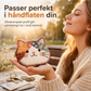 Søt lappete katt-lommebok med mynter og bærbart kortesker, liten kreativ pose for jenter