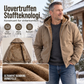 Vinterjakke med hette til herre, vattert og uformell