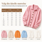 Avslående strikket cardigan for kvinner