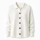 Avslående strikket cardigan for kvinner