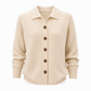 Avslående strikket cardigan for kvinner