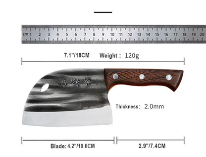 Kjøkkenkniv med kraftig skjæreevne