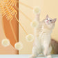 Hengende plysjfjærballer til katter