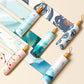 Trefoldig solskjermingsparaply med UPF50+ i vintage-stil