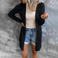 Uformell langermet cardigan med knapper
