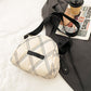Crossbody-Veske med Skall i Stoffdesign