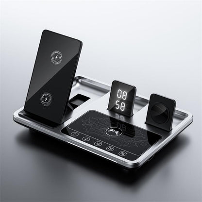 Ny generasjon rask Smart Touch 4 i 1 trådløs lader for iPhone, Apple Watch og AirPods