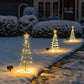 Solar Metal LED juletre dekorasjonssnor