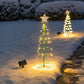 Solar Metal LED juletre dekorasjonssnor
