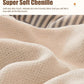 Dubbelsidig chenille soffa omslag