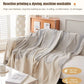 Dubbelsidig chenille soffa omslag