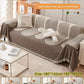 Dubbelsidig chenille soffa omslag