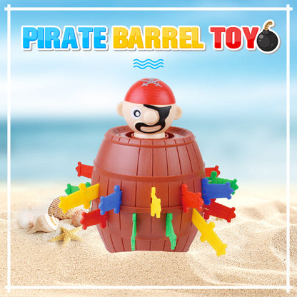 Pirat-leketøy i tønne
