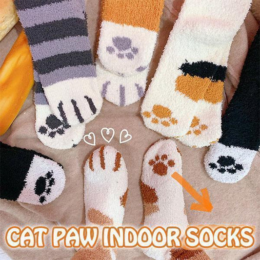 🐾Cat Paw innendørs sokker