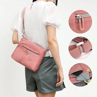 🔥🔥2024Ny mote enkel enkel skulder crossbody veske
