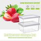 Oppbevaringsboks for kjøleskap (2 stk.)