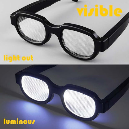 🎁STORT SALG -49% AVSLAG🎁LED lysende briller med lysende briller