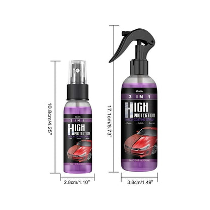 3 i 1 spray for rask bilmaling med høyt ly