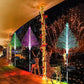 【Julegave】7 fargeskiftende solcelledrevne juletrelys med skiftende farger
